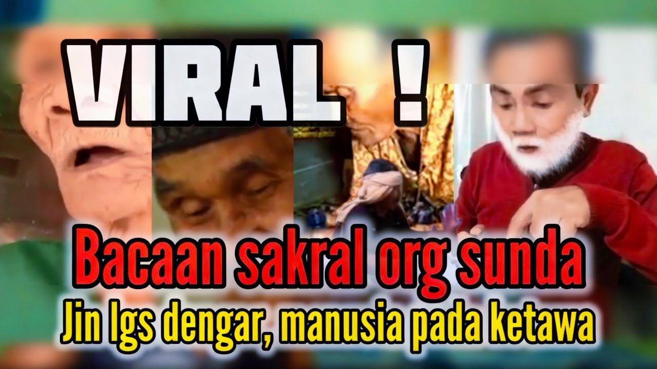 Viral ! BACAAN SAKRAL ORANG SUNDA,JIN  LGS DENGAR,MANUSIA PADA KETAWA #beritaterkini #dedimulyadi 
