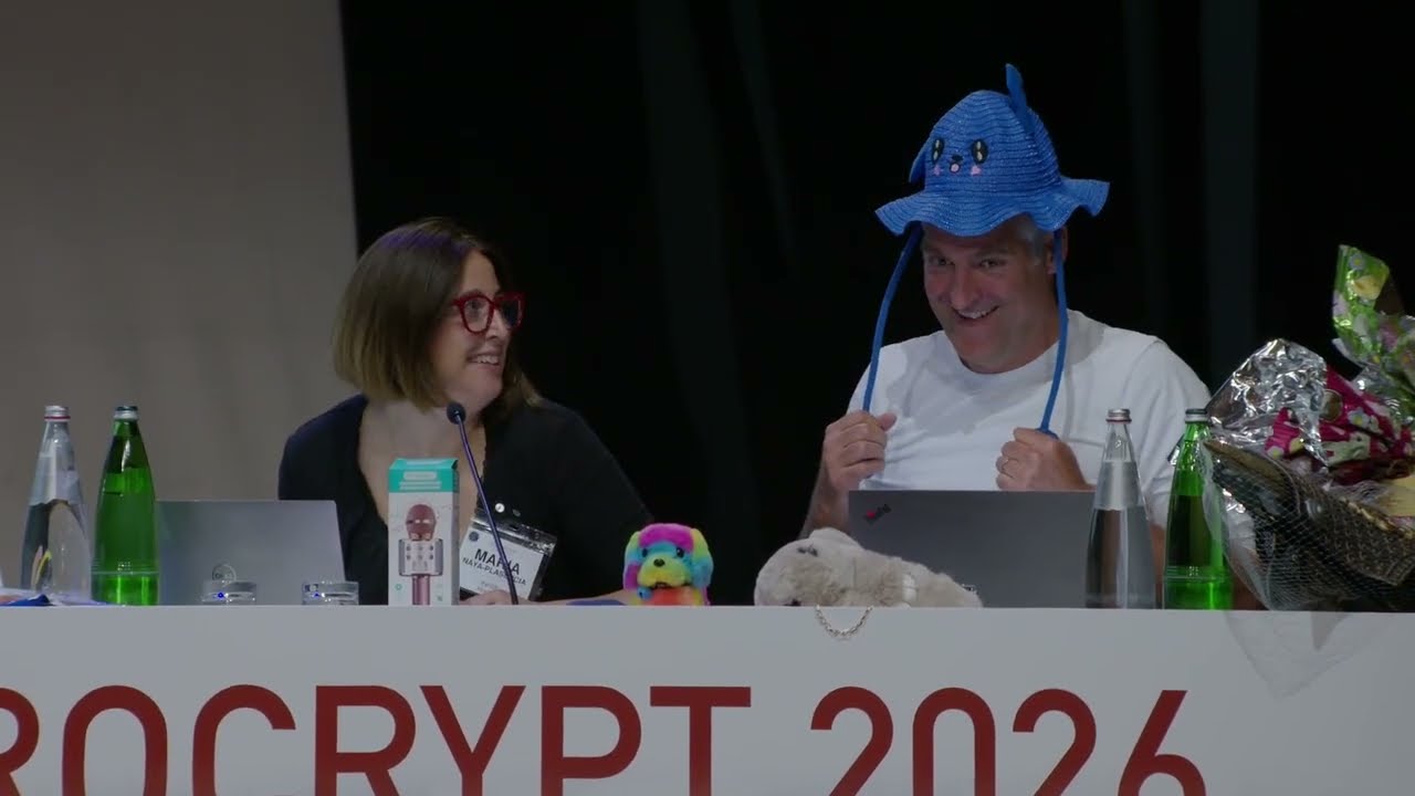 Sesja rump, część I (Eurocrypt 2026)