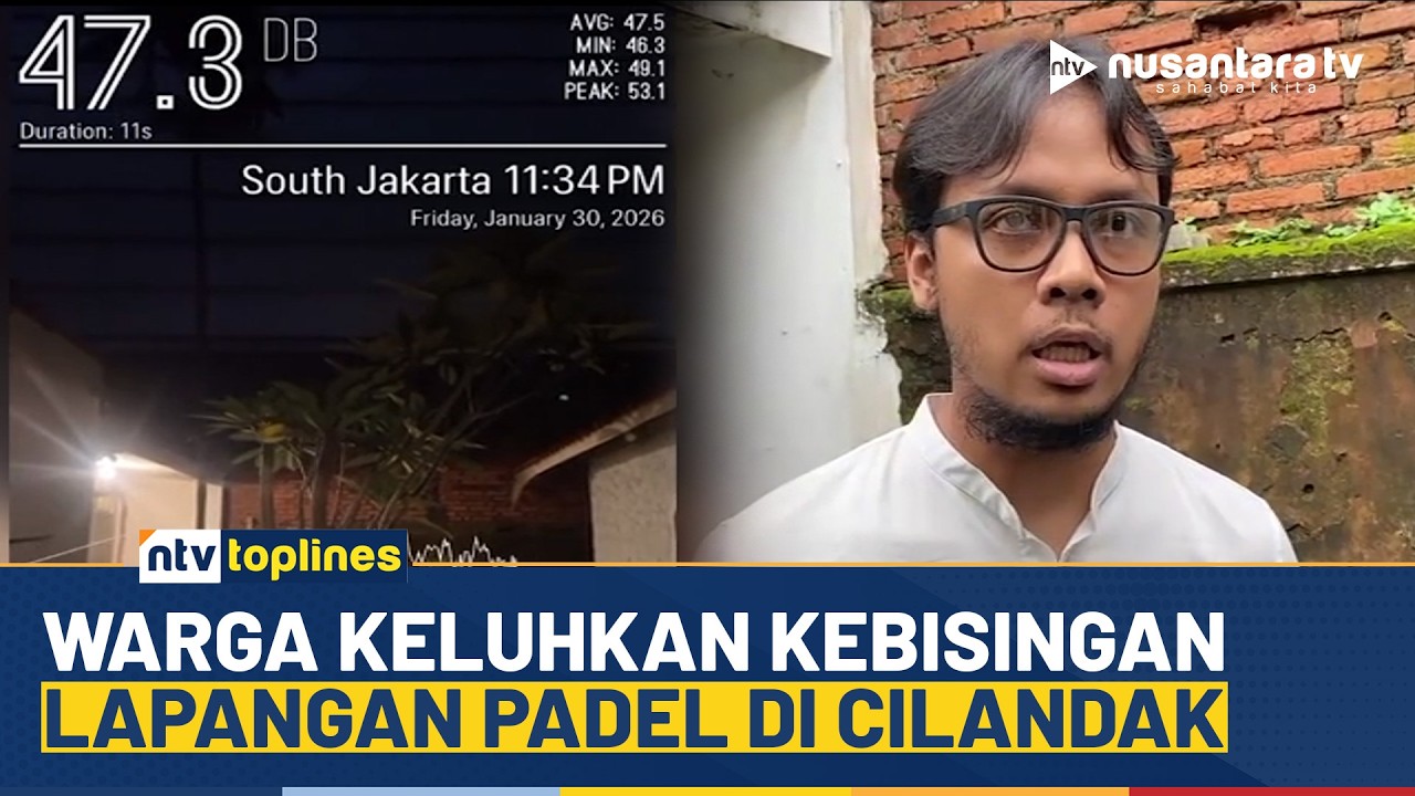 Viral! Warga Cilandak Protes Lapangan Padel Berisik dari Pagi Sampai Malam | NTV TOPLINES