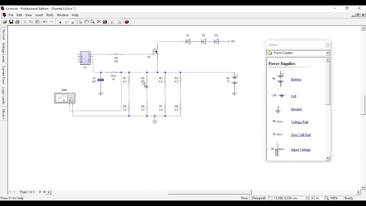 Driver para el backlight de un TV LED. (Práctica con simulador)