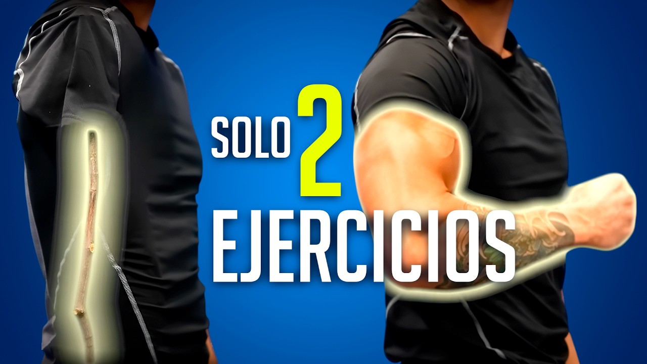 💪 ¡Los ÚNICOS 2 ejercicios que necesitas para brazos gigantes! 🔥