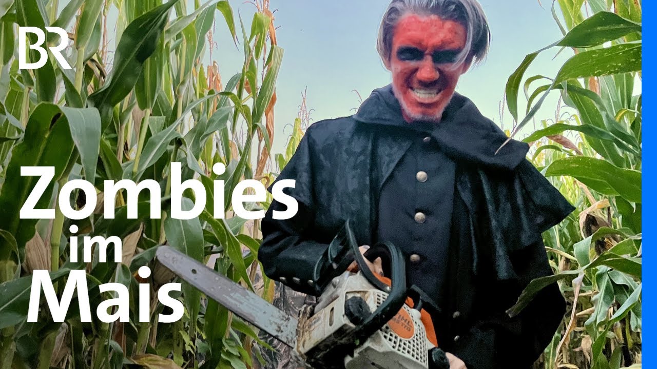 Einstimmung auf Halloween: Zombies ziehen durchs Maislabyrinth | Schwaben + Altbayern | BR