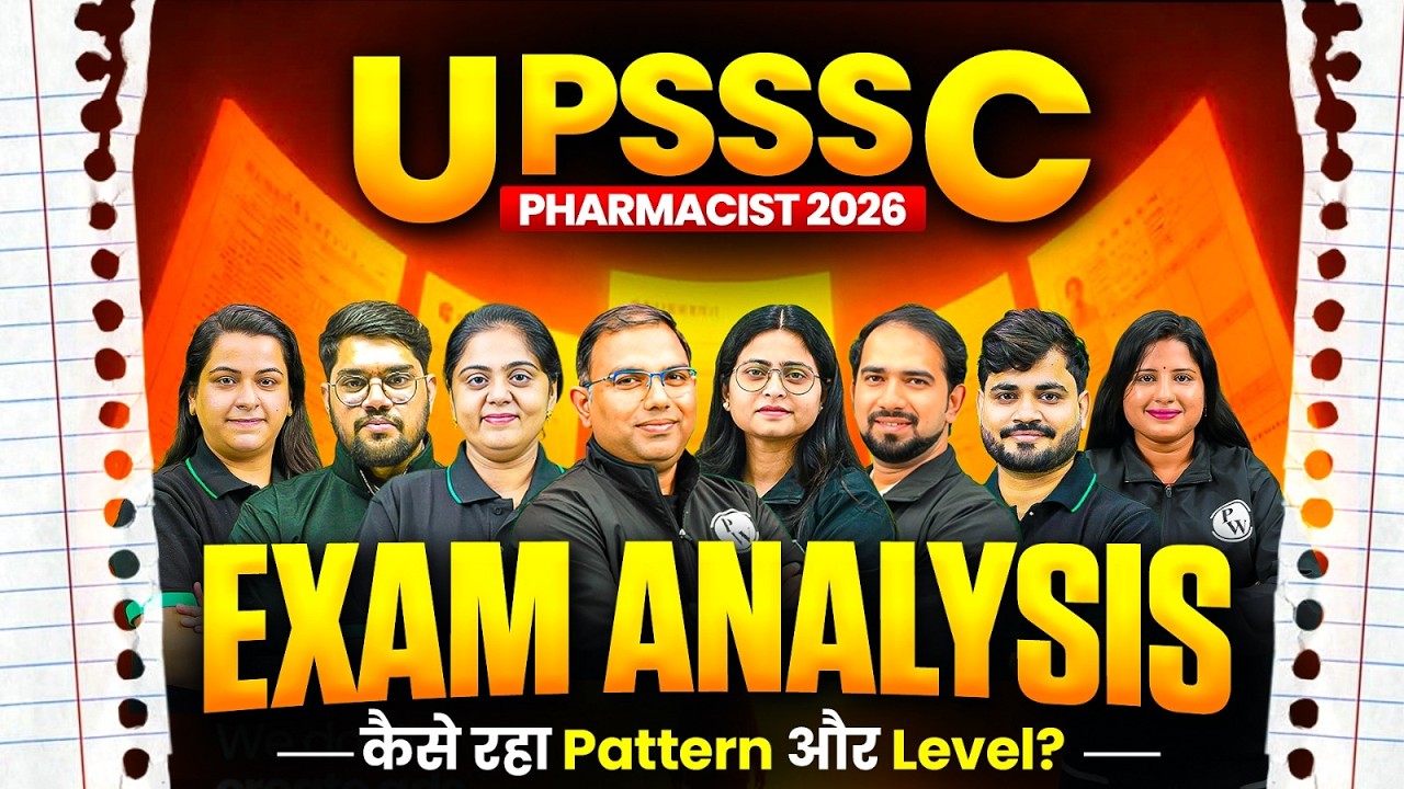 UPSSSC Pharmacist 2026 Paper Analysis | Exam Pattern, Questions & Expected Cut Off