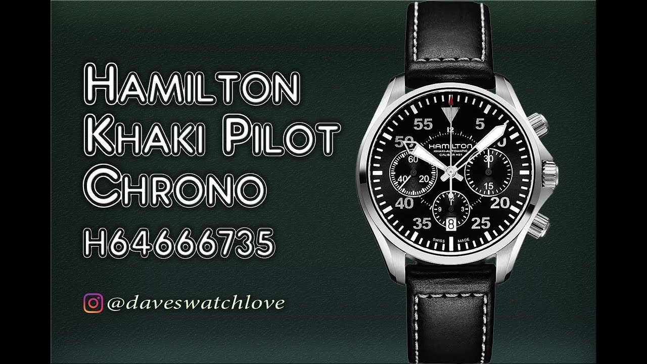 Hamilton Khaki Pilot Chrono H64666735