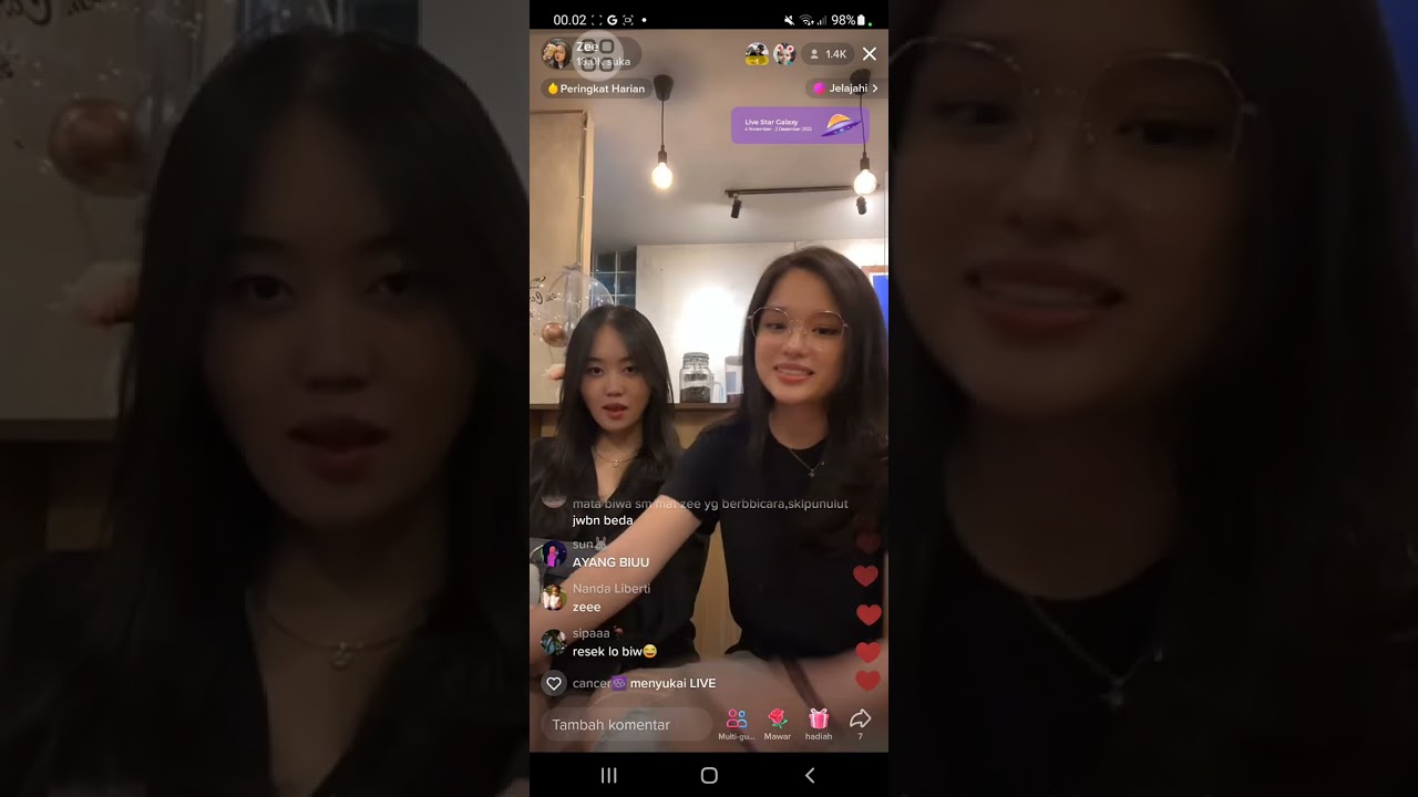 live zee bareng siwa