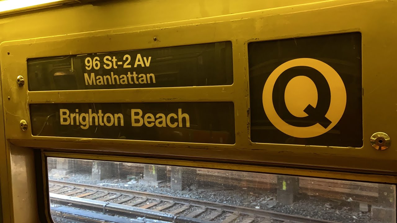 BMT Subway: R68 (Q) Train Ride from 96th Street-2nd Avenue to Coney Island–Stillwell Avenue