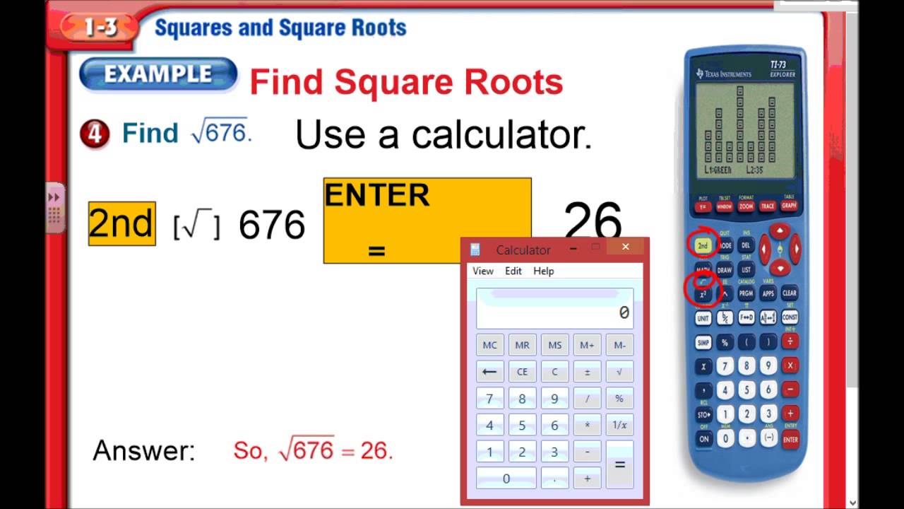 Squares & Square Roots - Middle School Math