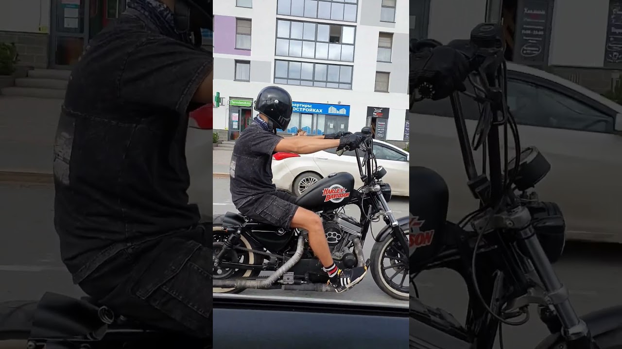 Harley Davidson Sportster 883 custom bobber sound