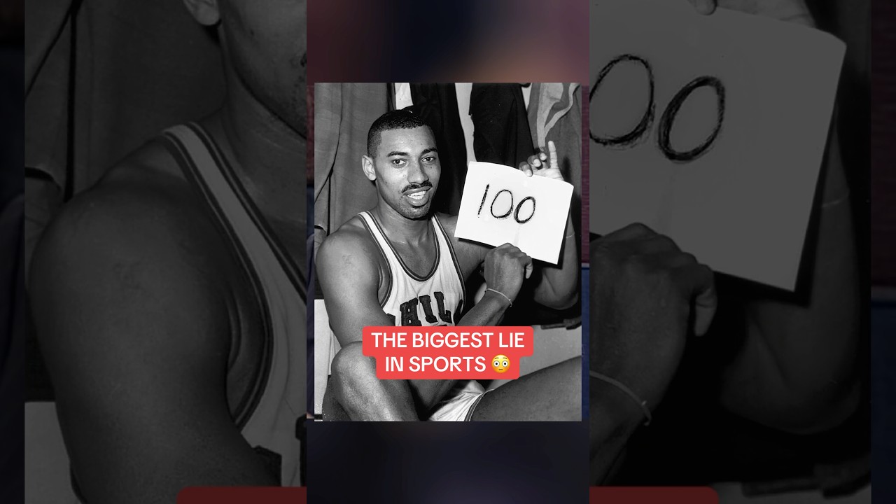 Wilt Chamberlain's 100 Point Game Is A Lie 😱 ... The Truth Revealed #shorts #sports #nba #funny