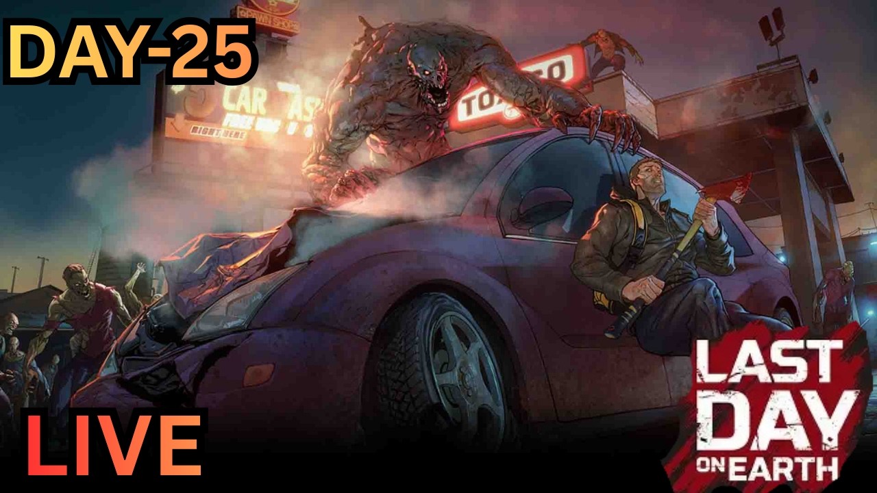 LAST DAY ON EARTH SURVIVAL CHILL NIGHT LIVE STREAM DAY 25 #ldoe #survival