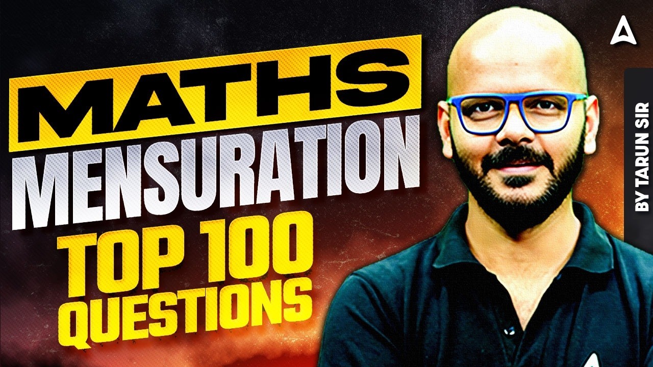 Mensuration | SSC Maths 2026 | Maths For SSC CGL/CHSL/MTS/GD | SSC CGL Mensuration 2026 | Tarun Sir