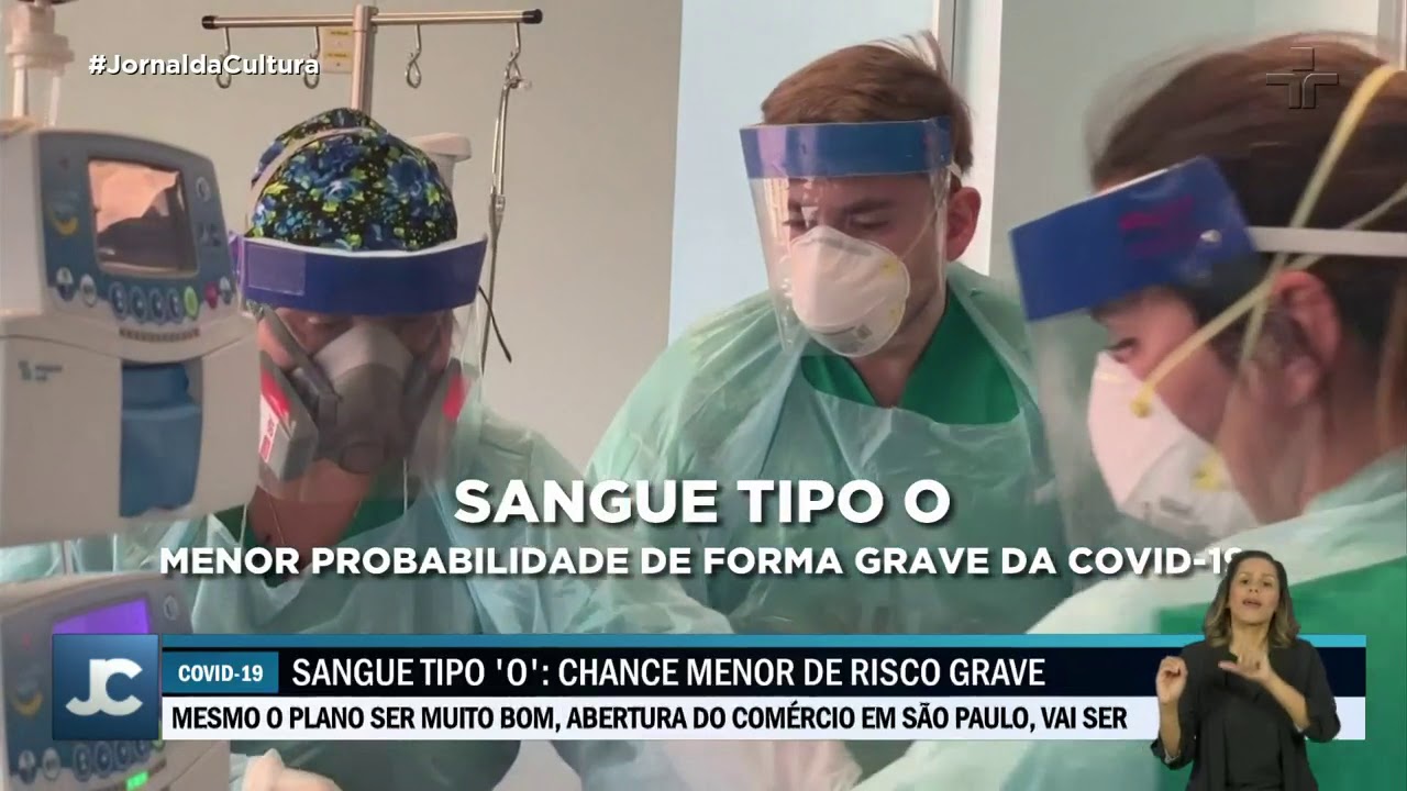 Pessoas com sangue tipo "A" têm mais chances de apresentar formas mais graves da Covid-19
