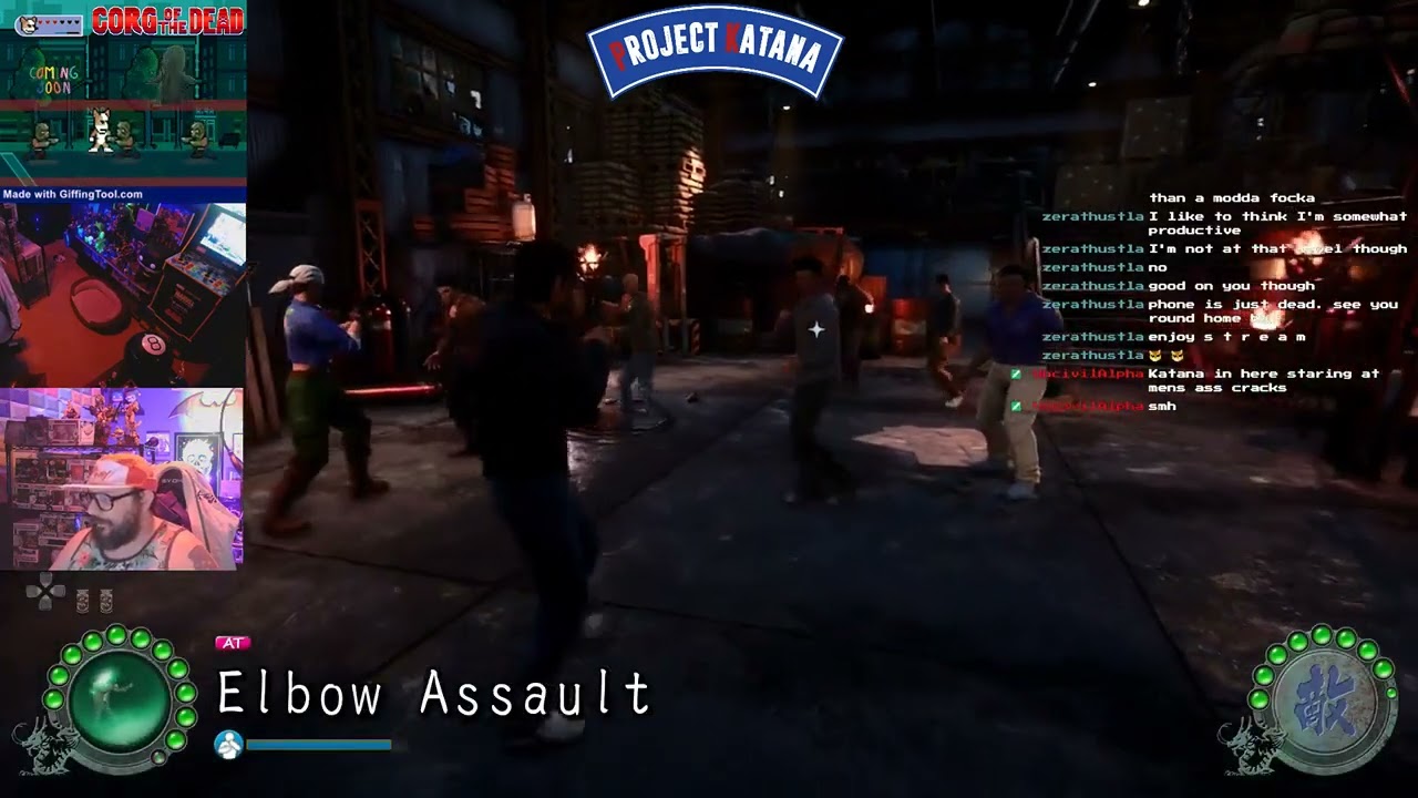 Katana excited when staring at men | #projectkatana on #Twitch