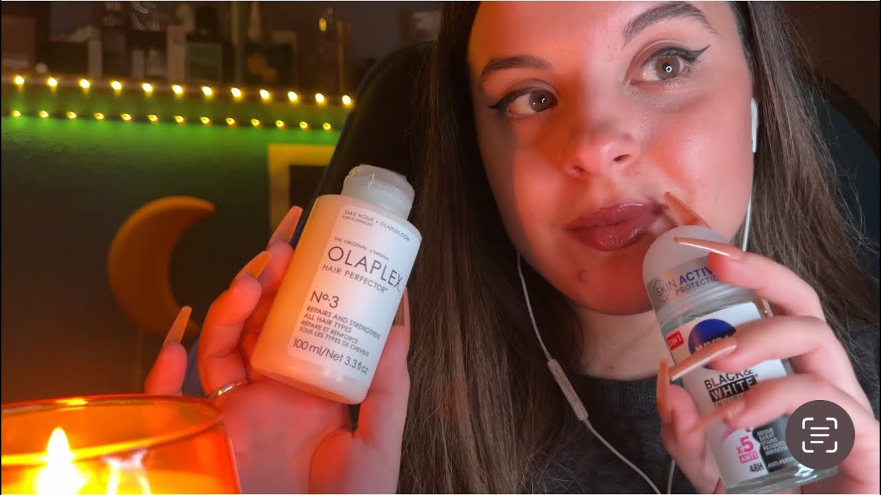 ASMR Productos favoritos de baño, higiene íntima y skincare ~ Susurros, Tapping y Scratching