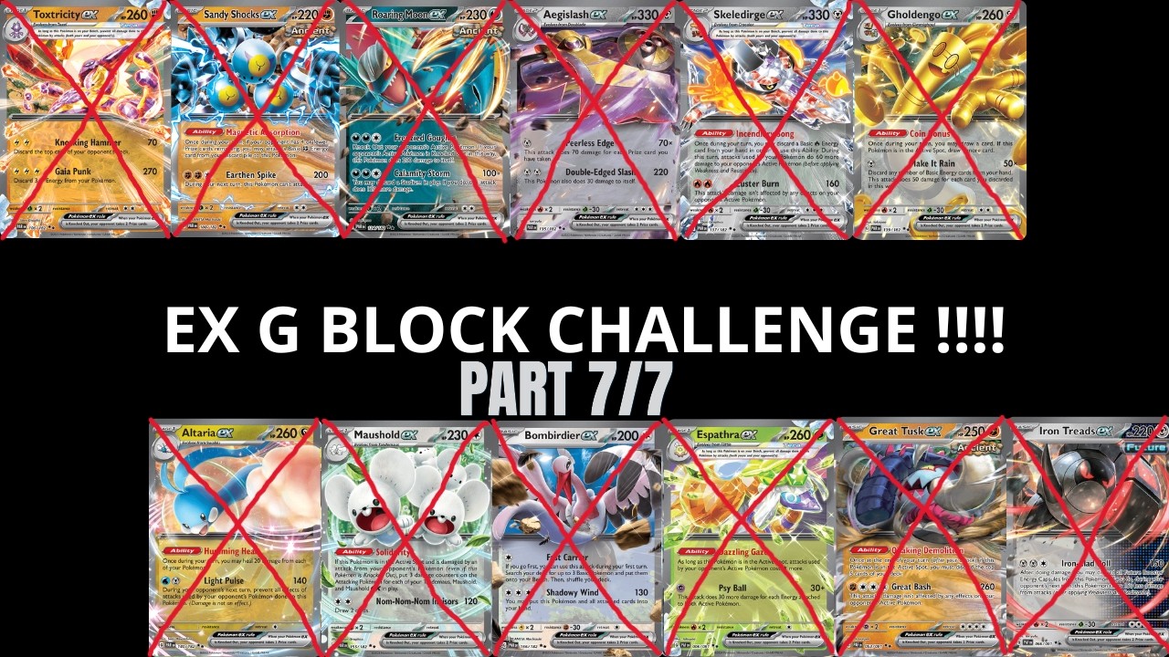 Doing the ex G BLOCK CHALLENGE !!! (Final Compilation) Pok&eacute;mon TCG Live !!!