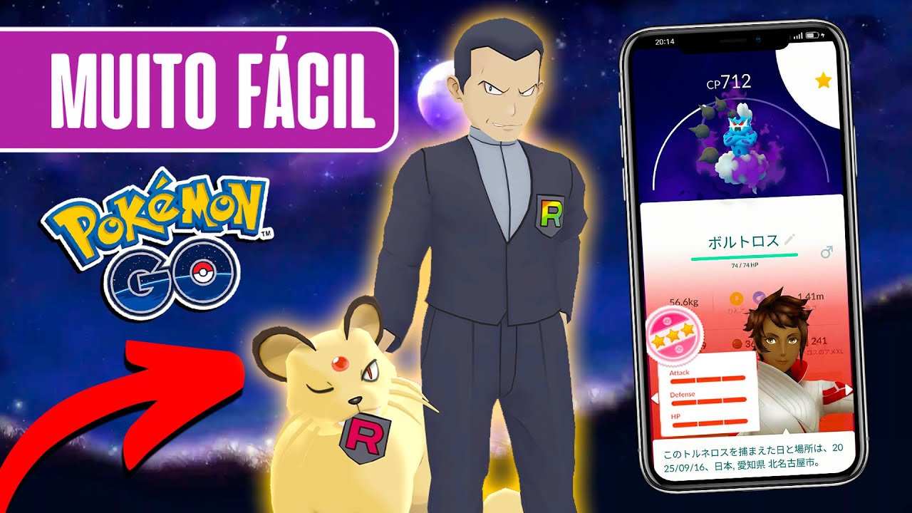 GANHE FÁCIL do Giovanni no Pokémon GO! Dicas para DERROTAR o Giovanni! Thundurus Shadow!