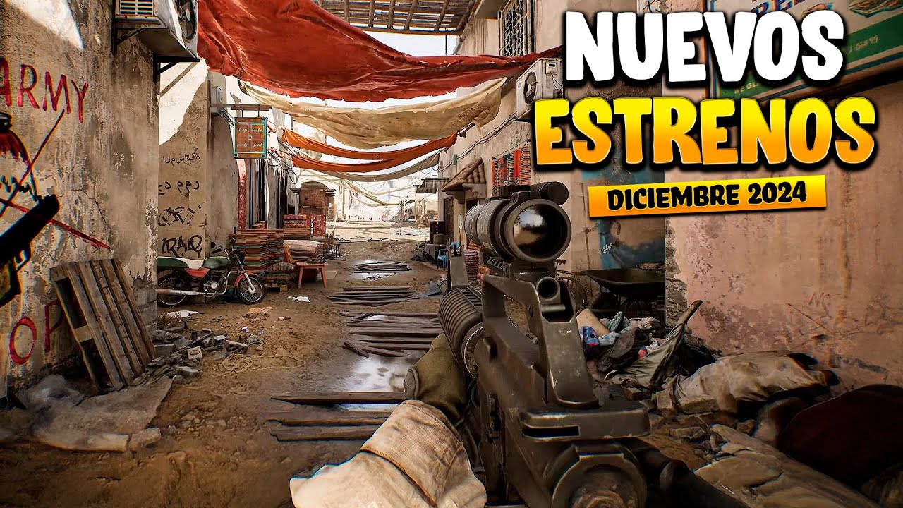 TOP 10 NUEVOS JUEGOS que llegarán en Diciembre 2024 ✅