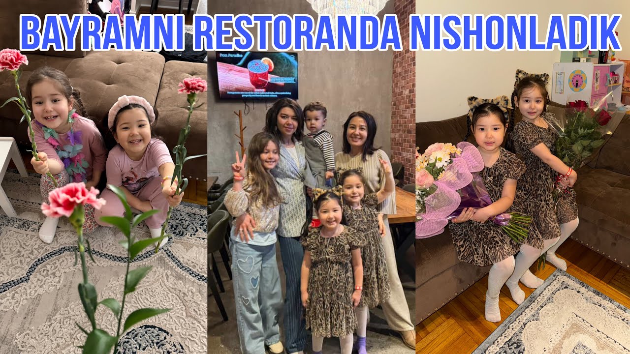 #Vlog ENG YAXSHI KUN. SOVG’ALAR VA GULLAR 💐 #8march #8марта #happywomensday #ayollarbayrami #Aiaha
