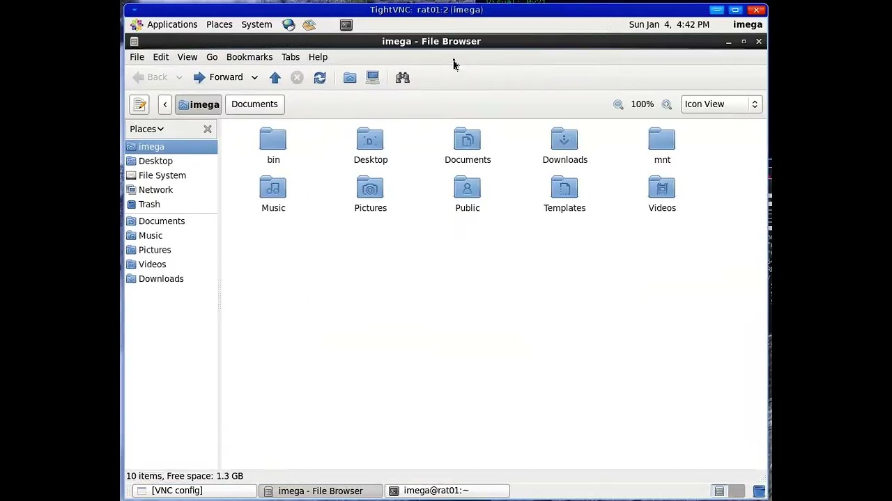 KVM host and VNC over ssh tunel - usability test