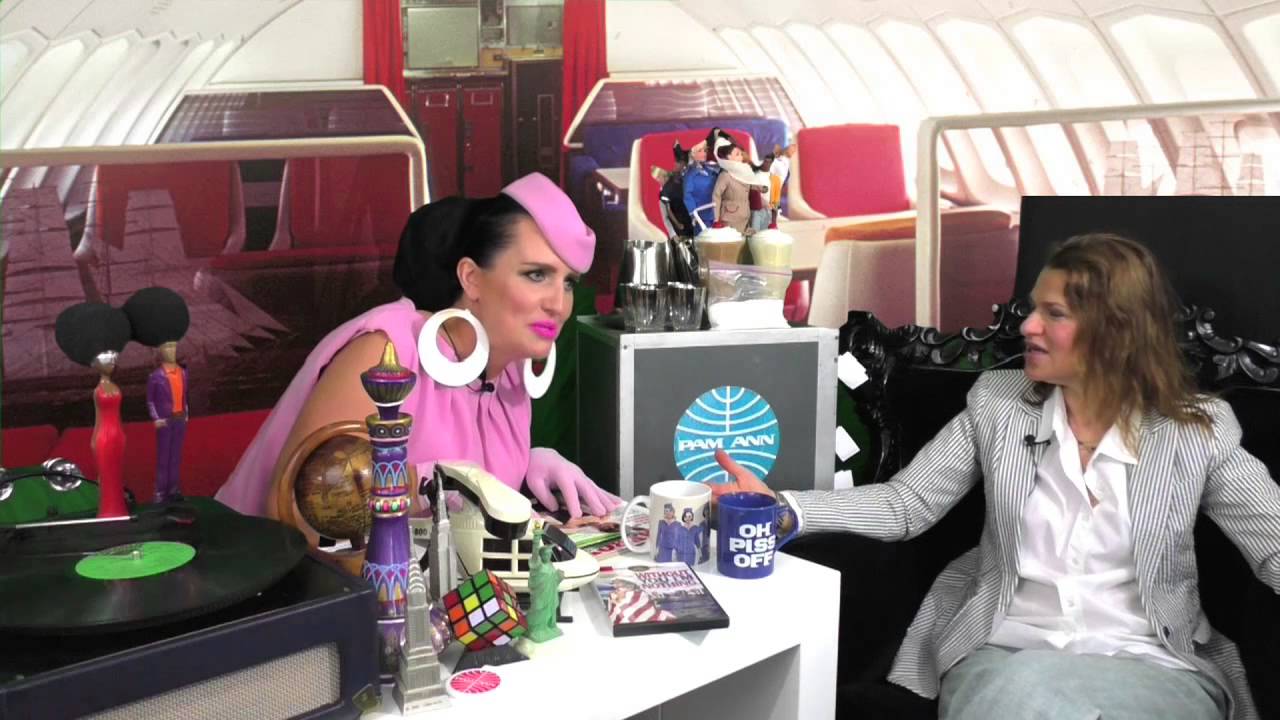 Pam Ann Takes off with Sandra Bernhard