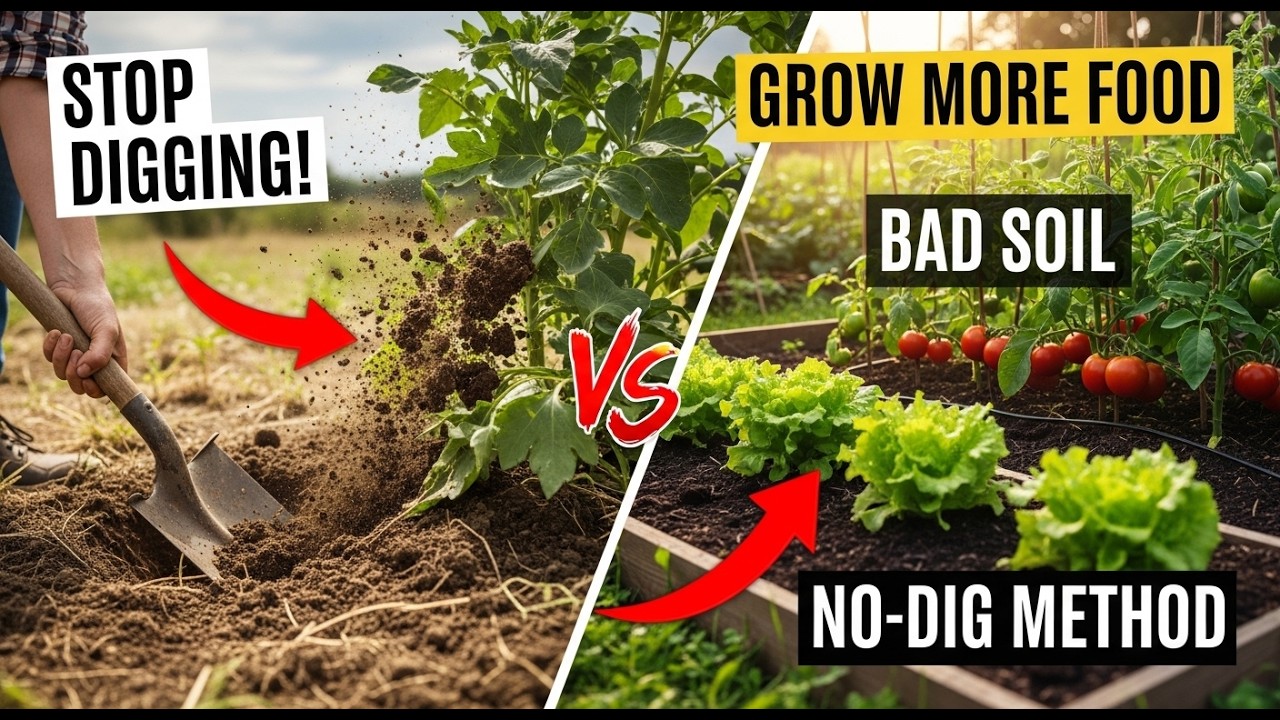 Stop Digging Your Garden Soil! Try This No-Dig Gardening Method for Bigger Harvests