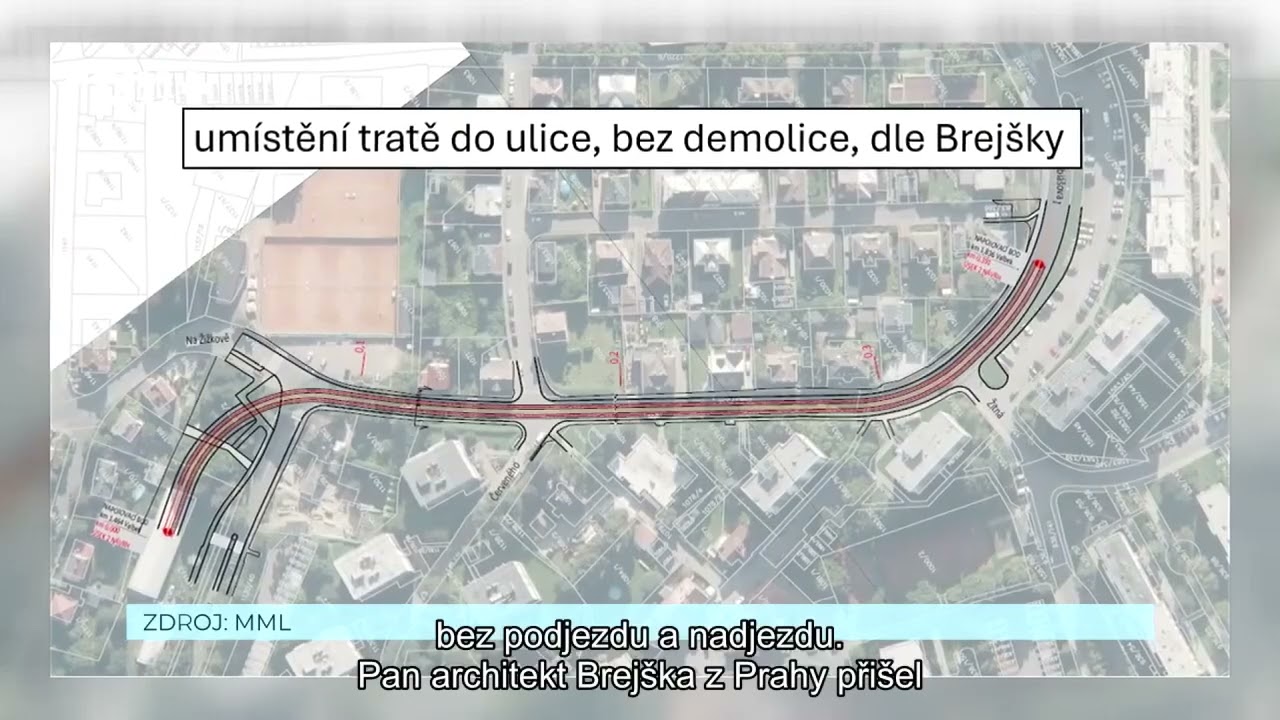 Plánování obnovení tramvajové trati Rybníček - Rochlice