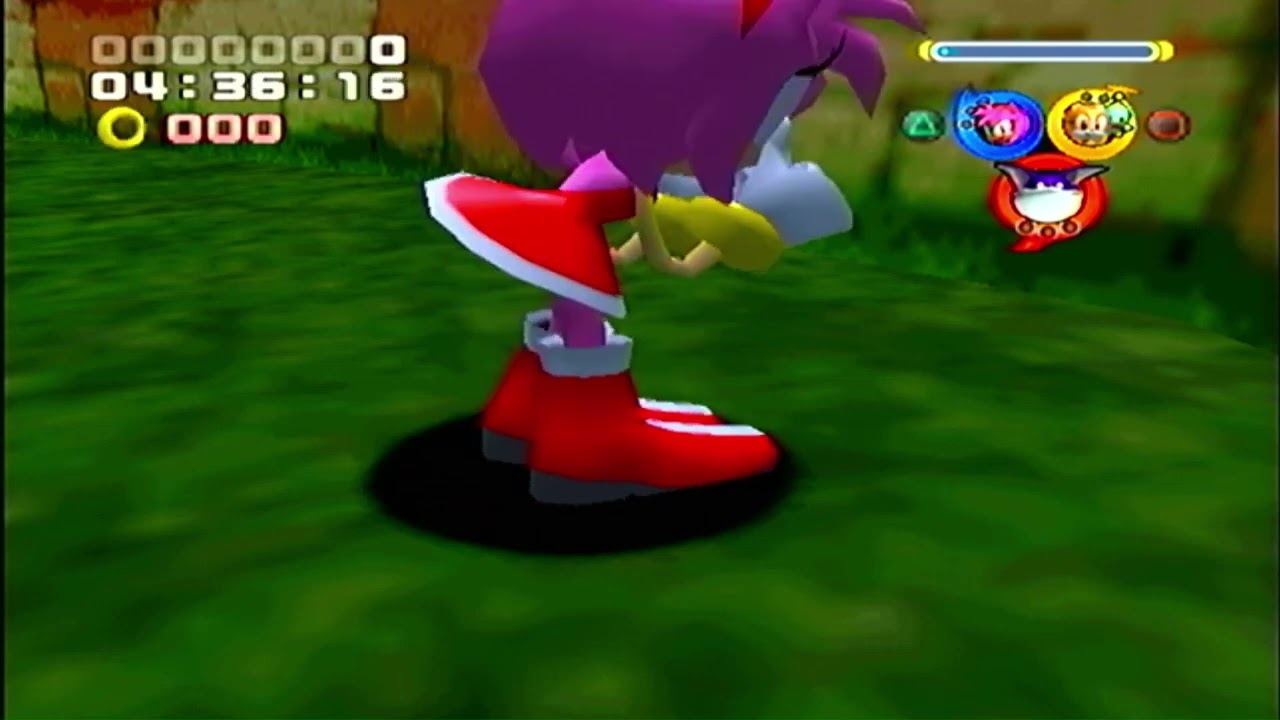 Amy Rose idle pose from Sonic Heroes.
