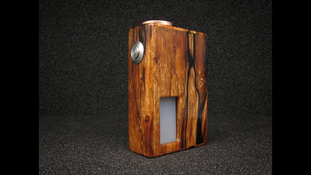 Clickfet squonker class box style spalted birch wood