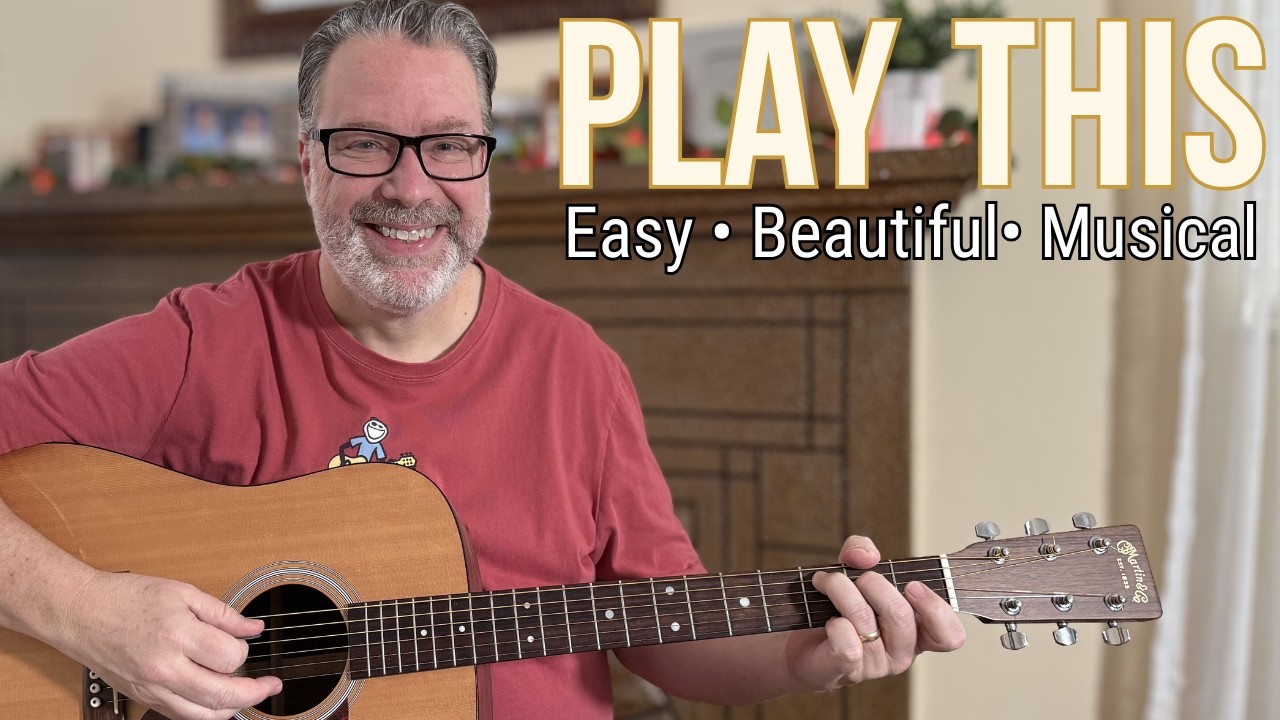 Play This Easy Song – Sounds Beautiful Picking and Strumming