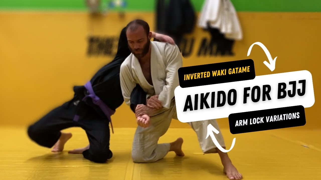 Inverted Waki Gatame - Aikido for BJJ - Turtle & Rear Body Lock Escape & Counter