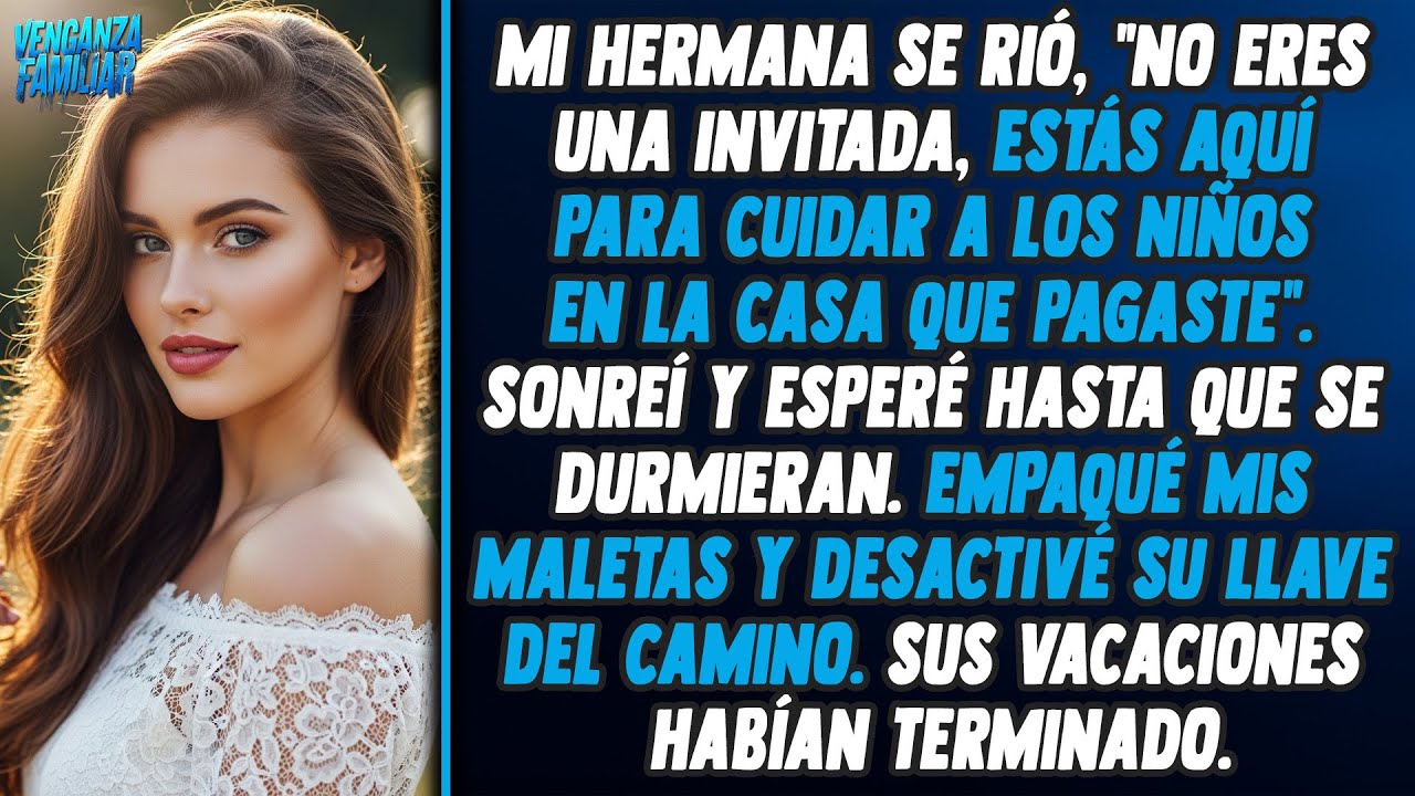 Me ordenó ser niñera en la casa que yo pagué, así que la dejé afuera con el cierre remoto.
