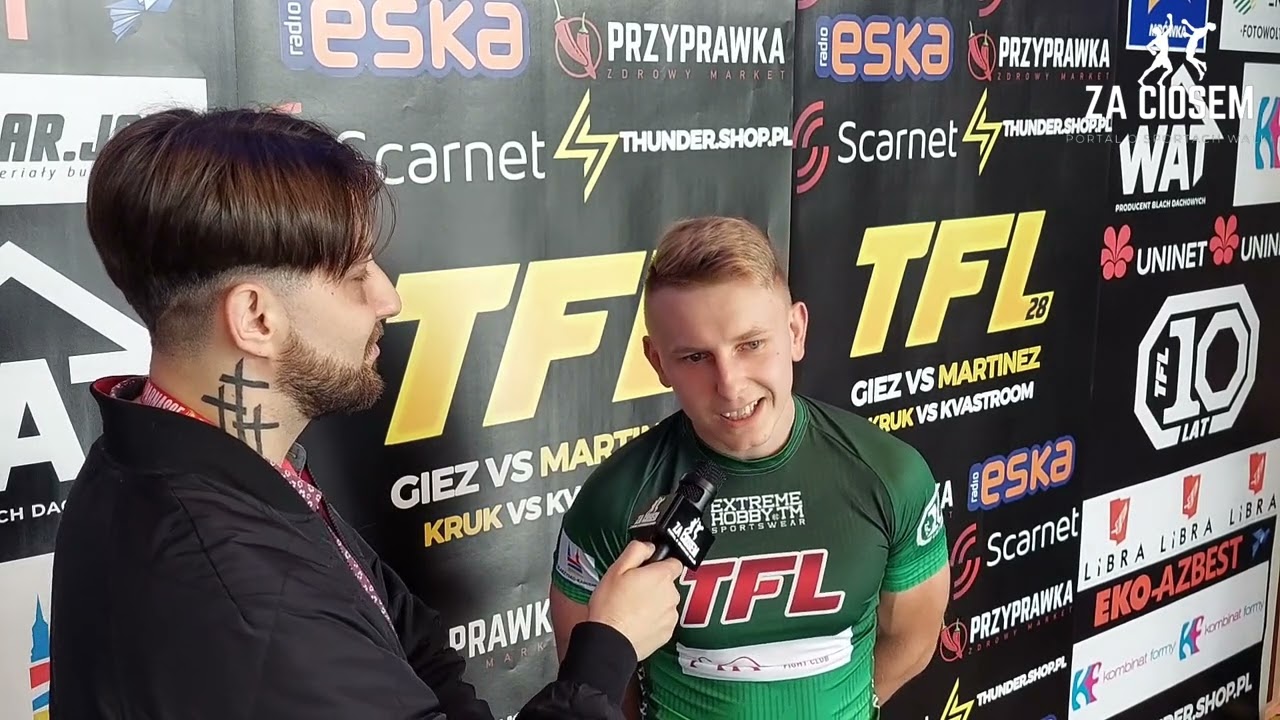 RAFAŁ KRASUSKI IDZIE PO MARZENIA! WALKA NA GALI TFL 28 Z ZAWODNIKIEM, Z KT&Oacute;RYM MAŁO KTO CHCE WALCZYĆ