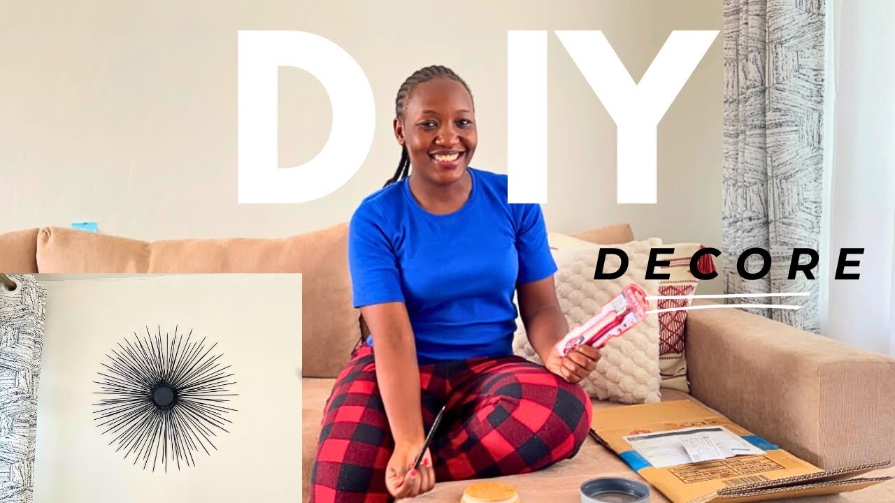 How to make DIY Wall decor for less than 5dollars.💸🤑 #diy  #subscribe 