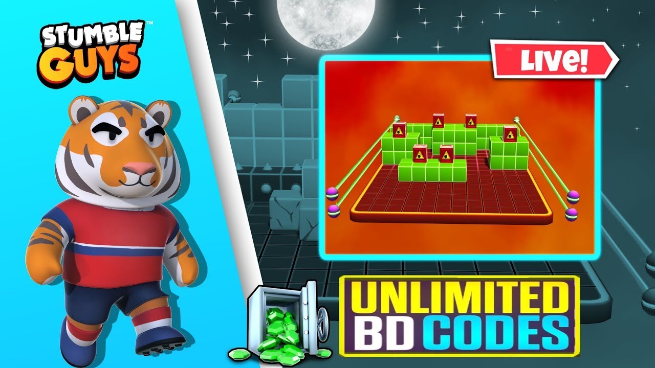LEGENDARY BLOCK DASH UNLIMITED CODES EU AND INW  Stumble Guys Live