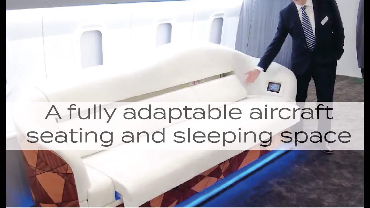 The new business jet divan from Collins Aerospace
