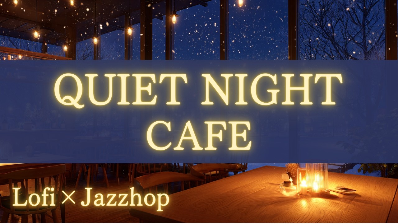 【1 hour】Silent Snow Café Jazz 🎶⛄️ | Deep Focus & Relax Lo-Fi Beats