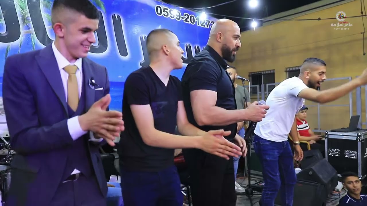 رمكس  العريس عبد الله صوان الفنان باسل جبارين 