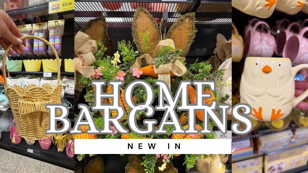 HOME BARGAINS NEW IN | First Look 👀 at Easter Collection 🐣 