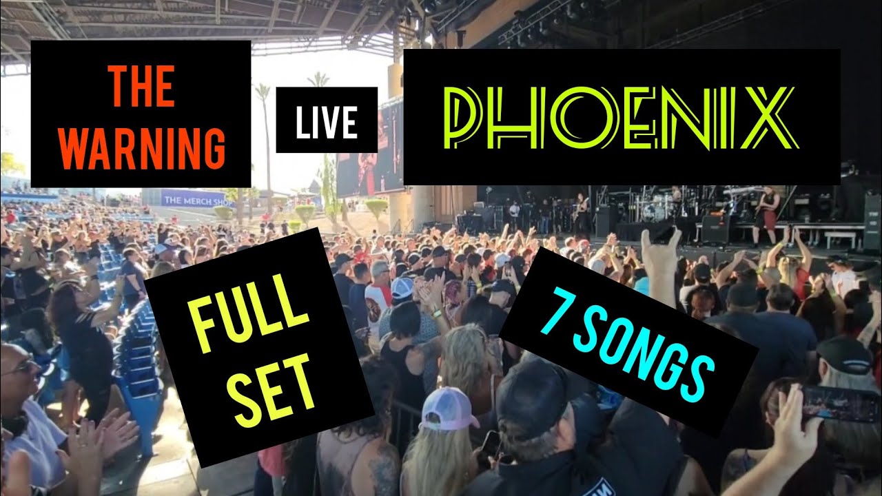 @TheWarning  - Phoenix, AZ - Full Set - 7 songs - 5/6/23 #livemusic #rock #fyp #martintc #martintw