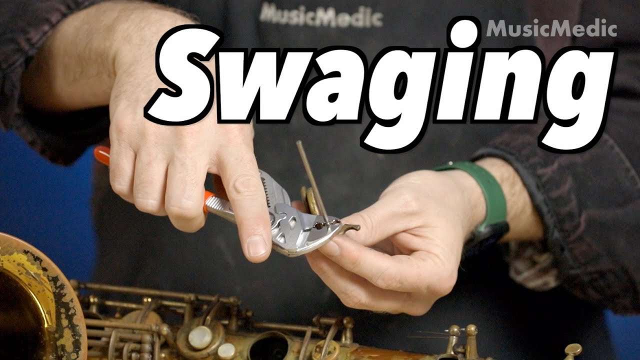 Saxophone Key Fitting Part 1:  Swaging