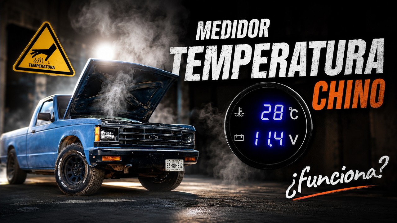 🔥Medidor de Temperatura chino??⚙ | Rótulas en mi S-10