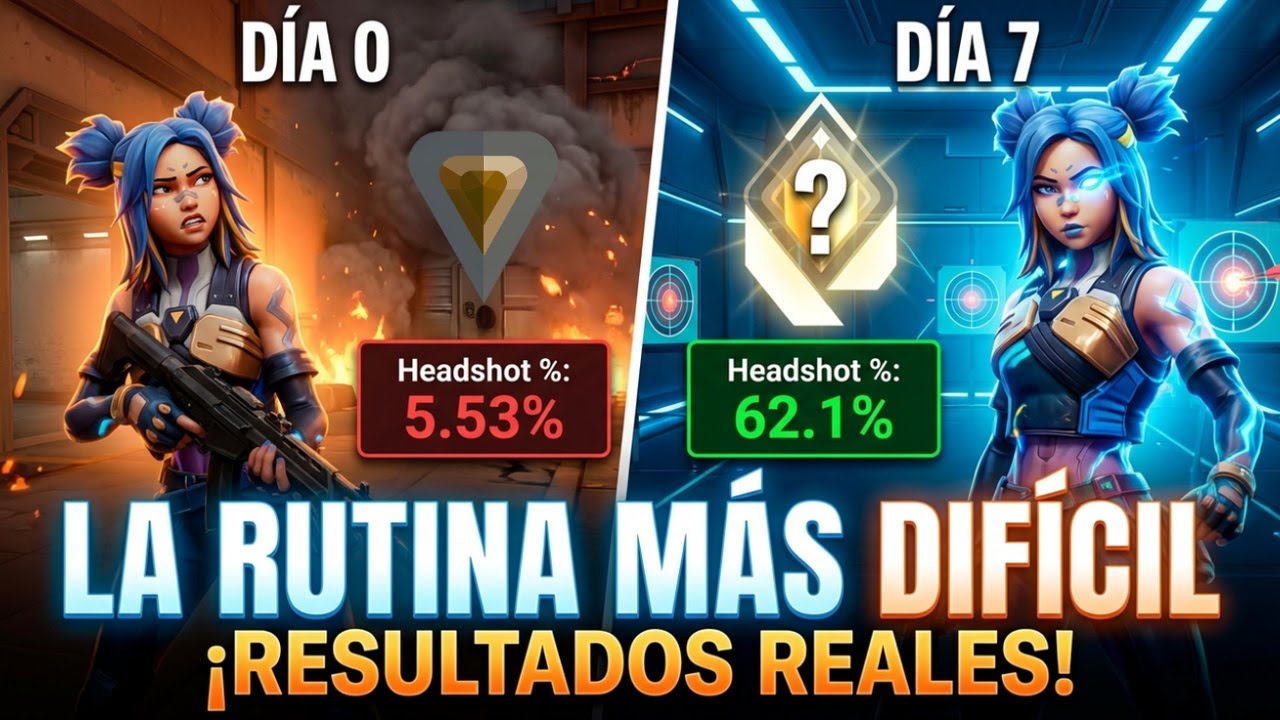 Hice la Rutina de Aim más DIFÍCIL de Valorant por 7 Días... (Resultados Reales)