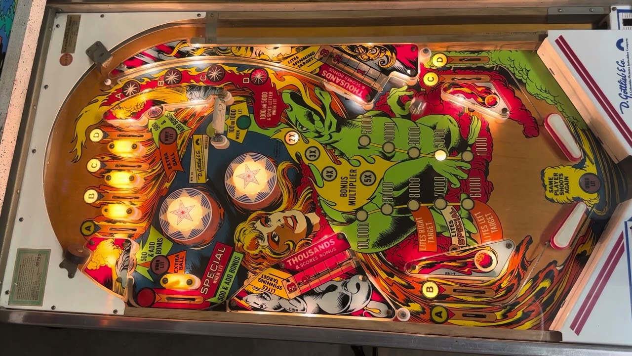 Gottlieb DRAGON SS Pinball Machine Preview & Game Play