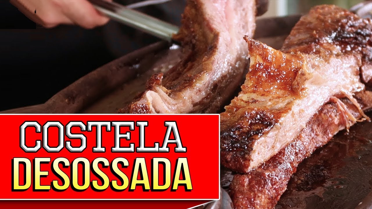 Churrasco de Costela Bovina Desossada do Embaixador Do Churrasco