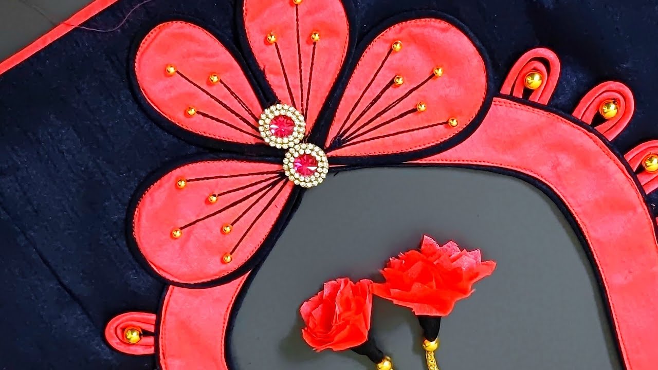 most beautiful and popular blouse nack design |blouse ki gala design |