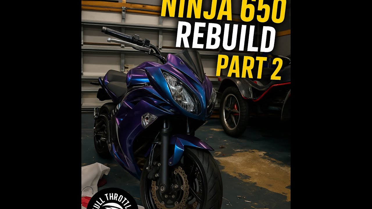 Wrecked Ninja 650 Gets a Fresh Look – Handlebars, Brakes & Paint