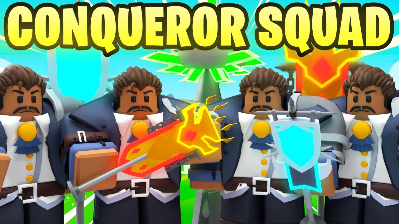 Conqueror Squad DOMINATED The ENITRE Lobby... (Roblox Bedwars)