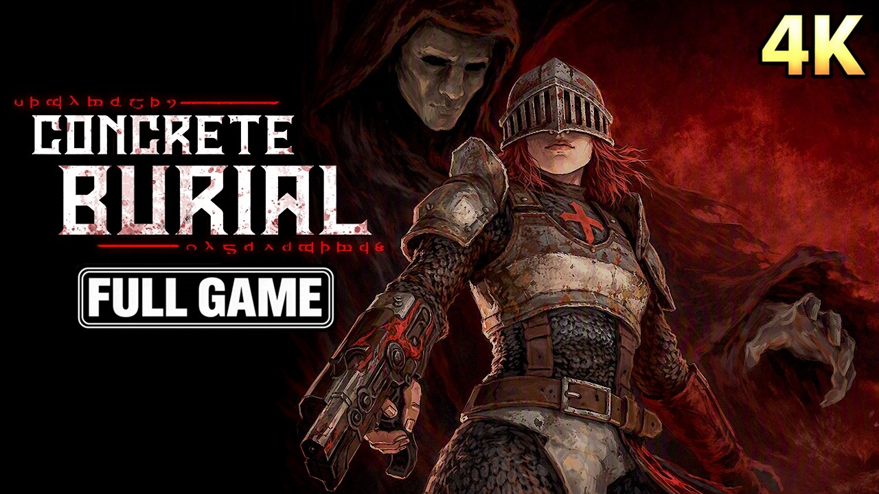 CONCRETE BURIAL | FULL HORROR GAME | Gameplay 【4K】 No Commentary