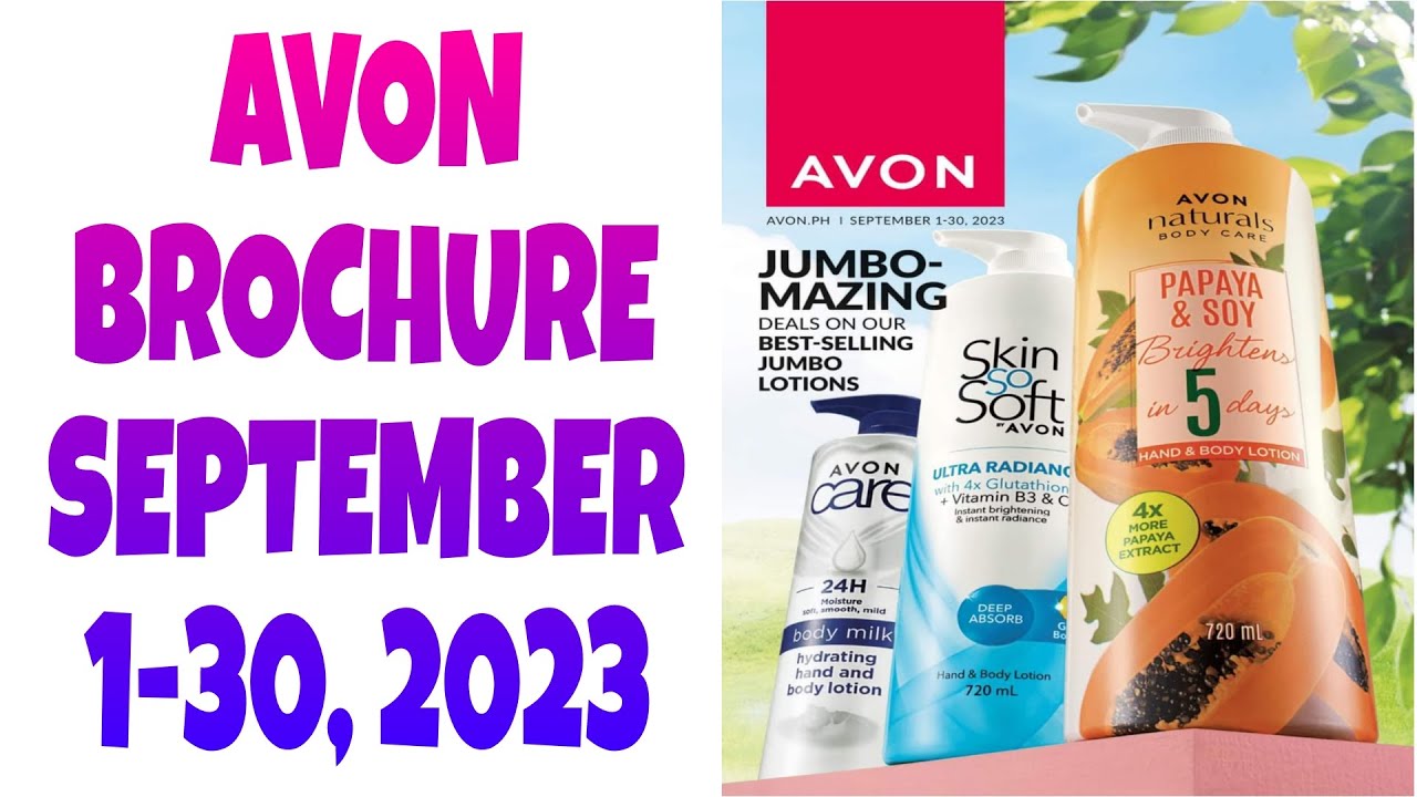 AVON BROCHURE SEPTEMBER 1-30, 2023 || CHONA CHUA FRANCIS
