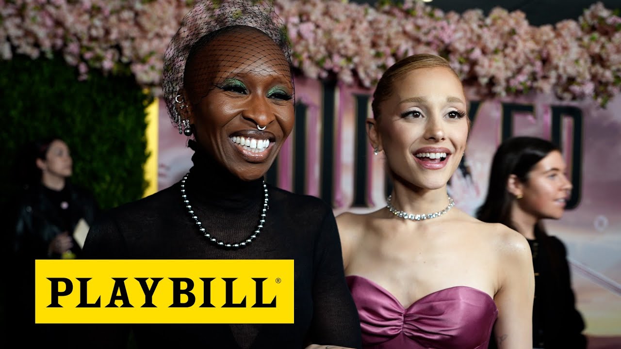 Cynthia Erivo, Ariana Grande, and the Cast of Wicked on the New York Premiere Red Carpet